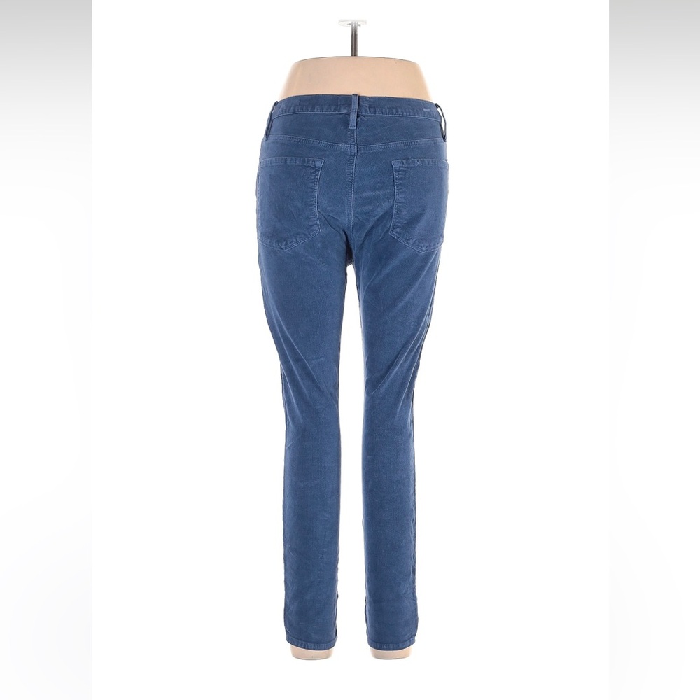 FRAME Women's High Rise Cigarette Corduroy Pants Blue Size 30 - Picture 2 of 12